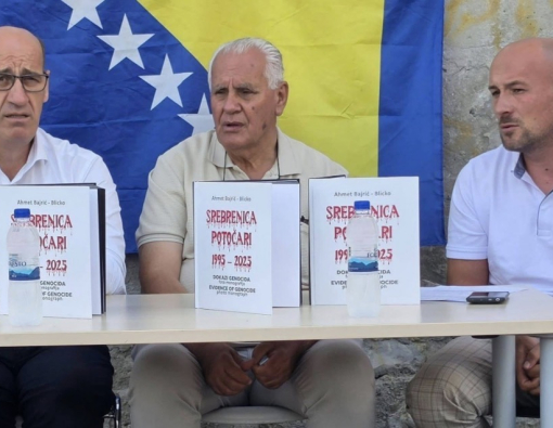 U rodnom Šepku Ahmeta Bajrića Blicka održana promocija fotomonografije "Srebrenica – Potočari 1995–2025"