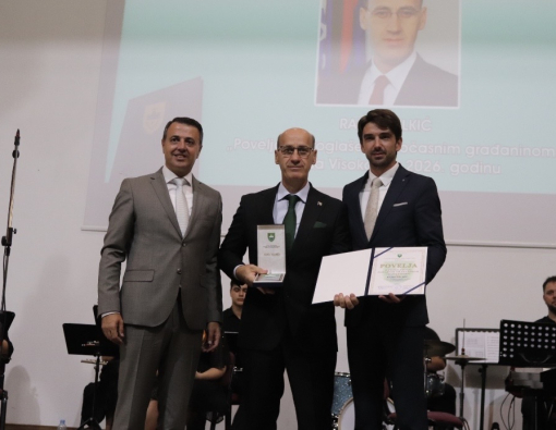 Ramiz Salkić proglašen počasnim građaninom Visokog